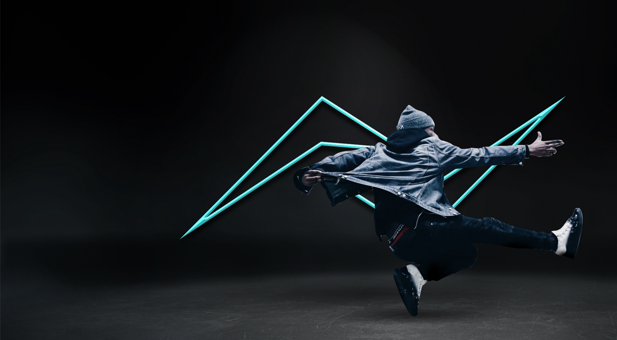 Virtus header visual Visual line figure